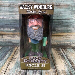 Duck Dynasty "Uncle Si" WACKY WOBBLER FUNKO POP Bobblehead 2013 A&E Green Pants